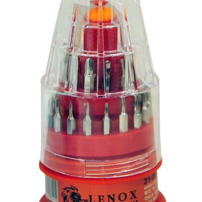 Lenox 31-in-1 Silindir Kutulu Hassas Tornavida Uç Seti